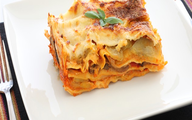 Auberginen-Lasagne