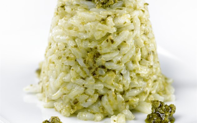 Risotto Bianco mit Rucola Pesto