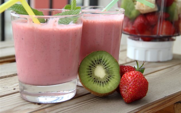 Fruchtschicht Smoothie