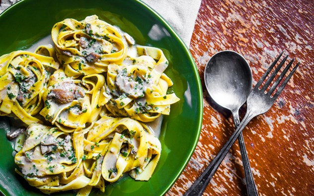 Tagliatelle mit Steinpilzen