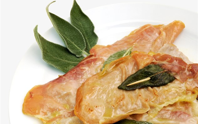 Saltimbocca mit Weißweinsauce